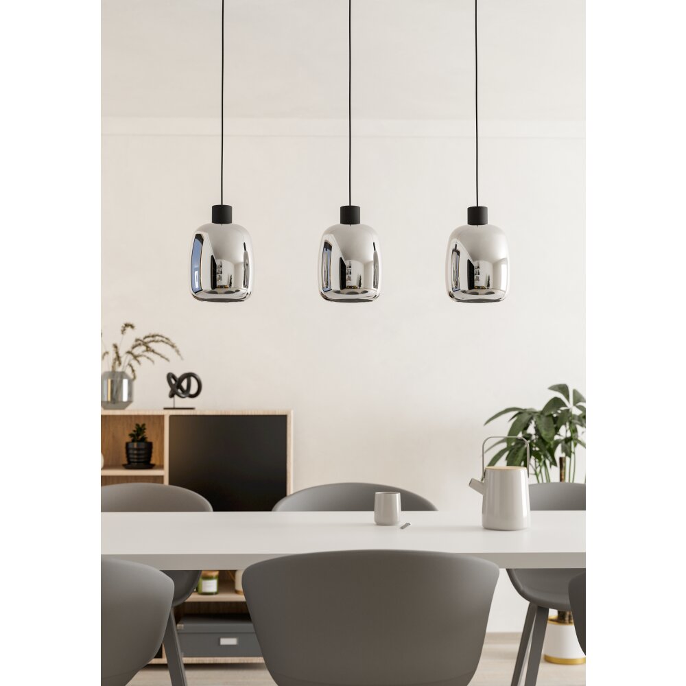 Eglo verlichting MOLOCHIO-Z Hanglamp LED Zwart, Kleurwisselaar main product photo