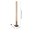 Eglo verlichting ANCHORENA-Z Staande lamp LED Bruin, Zwart, Kleurwisselaar