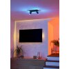 Eglo verlichting MELITELLO-Z Plafondlamp, Plafondspot LED Zwart, Kleurwisselaar