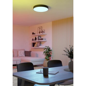 Eglo verlichting GALLIZZI-Z Plafondlamp LED Zwart, Kleurwisselaar