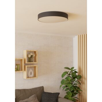 Eglo verlichting GALLIZZI-Z Plafondlamp LED Zwart, Kleurwisselaar