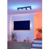 Eglo verlichting MELITELLO-Z Plafondlamp, Plafondspot LED Zwart, Kleurwisselaar