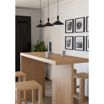 Eglo verlichting CONOMAVILLA-Z Hanglamp LED Zwart, Kleurwisselaar