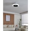 Eglo verlichting mit Plafondventilator met verlichting LED Zwart, Wit, Afstandsbediening