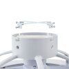 Eglo verlichting mit Plafondventilator met verlichting LED Zwart, Wit, Afstandsbediening