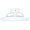 Eglo verlichting mit Plafondventilator met verlichting LED Zwart, Wit, Afstandsbediening