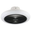 Eglo verlichting mit Plafondventilator met verlichting LED Zwart, Wit, Afstandsbediening