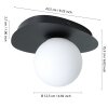 Eglo verlichting CASTROVIDO Wandlamp LED Zwart