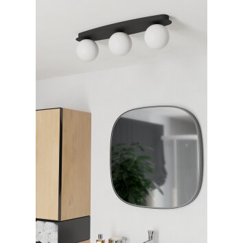 Eglo verlichting CASTROVIDO Plafondlamp, Wand- en plafondlamp LED Zwart