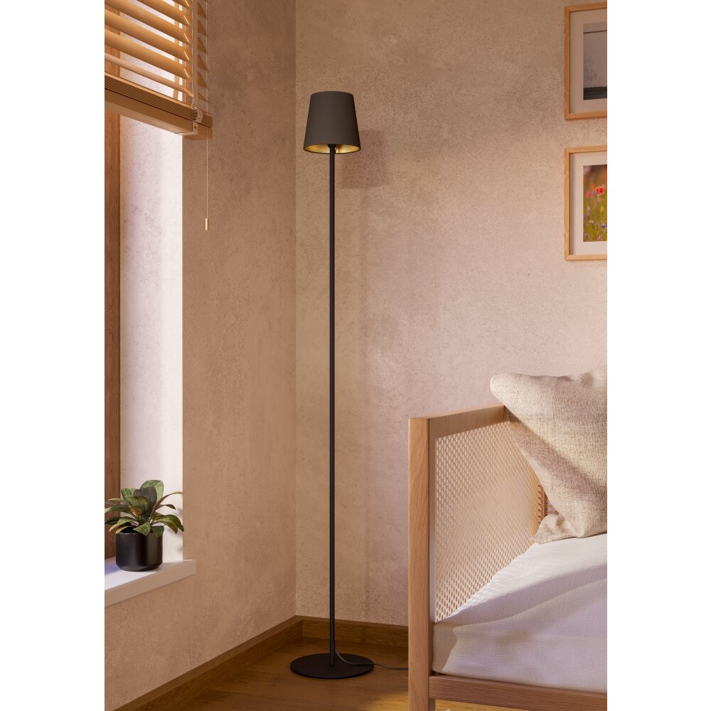 Eglo verlichting FIORANA Staande lamp Zwart main product photo
