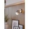 Eglo verlichting BELLIZZI Plafondspot, Wandlamp Nikkel mat