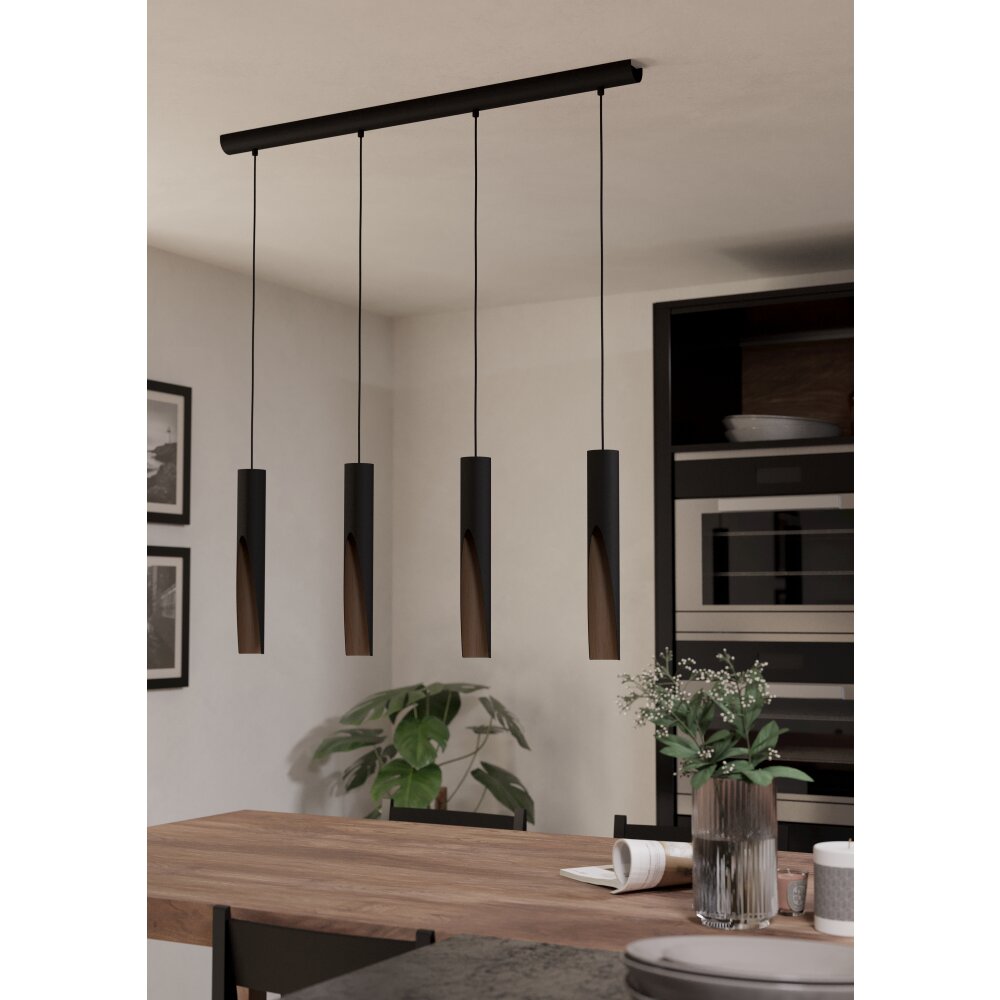 Eglo verlichting BARBOTTO Hanglamp LED Bruin, Zwart main product photo