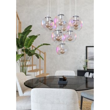 Eglo verlichting EGLO Hanglamp Chroom