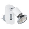 Eglo verlichting EGLO Stopcontact licht LED Chroom, Wit Eglo verlichting EGLO Stopcontact licht LED Chroom, Wit
