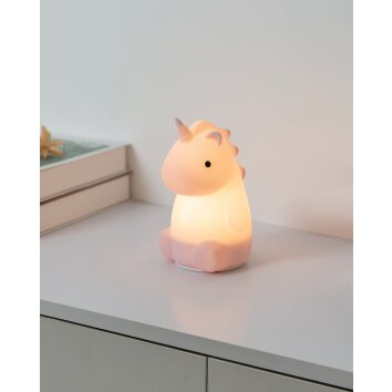 Eglo verlichting CASTELLINO Tafellamp LED Roze, Afstandsbediening, Kleurwisselaar