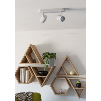 Eglo verlichting EGLO Plafondlamp, Plafondspot Wit Eglo verlichting EGLO Plafondlamp, Plafondspot Wit