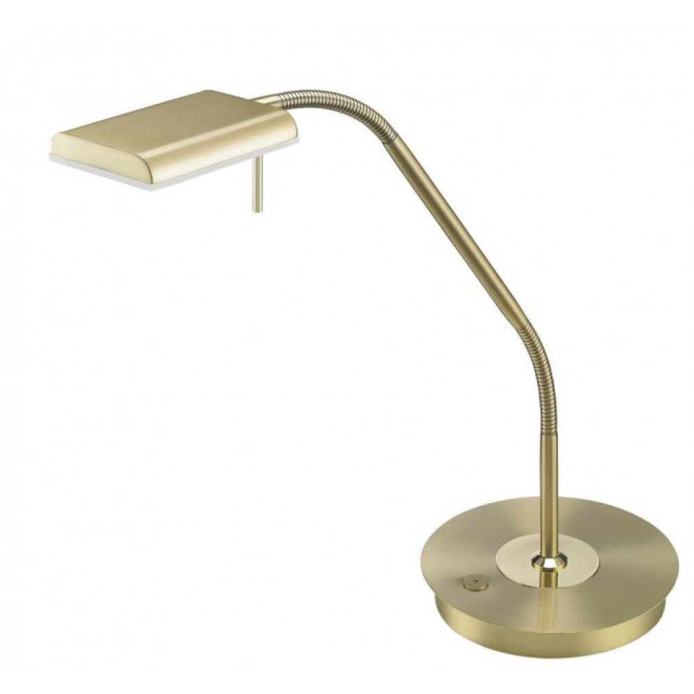 Trio BERGAMO Tafellamp LED Messing, 1-licht main product photo