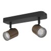 Eglo verlichting EGLO Plafondlamp, Plafondspot Brons, Zwart