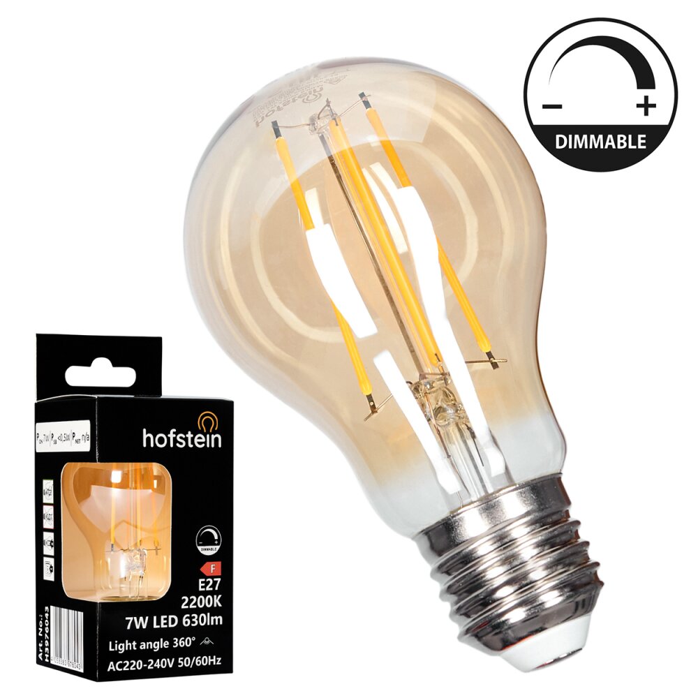 E27 LED 7 Watt warm wit dimbaar 730 Lumen main product photo