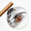 Gastor Plafondlamp, Kogellampje Goud, Zwart, 10-lichts