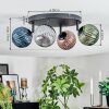 Chehalis Plafondlamp, Kogellampje Blauw, Groen, Koperkleurig, Rookkleurig, 4-lichts Chehalis Plafondlamp, Kogellampje Blauw, Groen, Koperkleurig, Rookkleurig, 4-lichts
