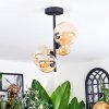 Chehalis Plafondlamp, Kogellampje 33 cm Amber, 4-lichts