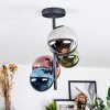 Chehalis Plafondlamp, Kogellampje 33 cm Blauw, Chroom, Groen, Koperkleurig, Rookkleurig, 4-lichts
