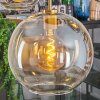 Koyoto Hanglamp, Kogellampje, Hanglamp Goud, Zwart, 5-lichts