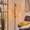 Koyoto Kogellampje, Staande lamp Amber, 5-lichts