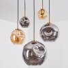 Ripoll Hanglamp, Kogellampje, Hanglamp Goud, Zwart, 5-lichts