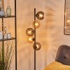Koyoto Kogellampje, Staande lamp Amber, Rookkleurig, 5-lichts