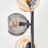 Koyoto Kogellampje, Staande lamp Amber, Rookkleurig, 5-lichts