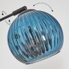 Koyoto Kogellampje, Staande lamp Blauw, Goud, Koperkleurig, 5-lichts