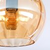 Koyoto Plafondlamp, Kogellampje Goud, Zwart, 3-lichts