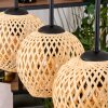 Basto Hanglamp, Hanglamp Natuurlijke kleuren, Zwart, 4-lichts