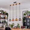 Koyoto Hanglamp, Kogellampje, Hanglamp Natuurlijke kleuren, Zwart, 4-lichts