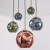 Ripoll Hanglamp, Kogellampje, Hanglamp Goud, Zwart, 5-lichts