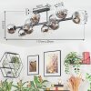 Koyoto Plafondlamp, Kogellampje Chroom, Duidelijk, Rookkleurig, 10-lichts