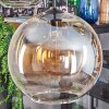 Koyoto Hanglamp, Kogellampje, Hanglamp 45 cm Amber, Duidelijk, 5-lichts