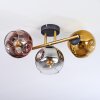 Ripoll Plafondlamp, Kogellampje Goud, Zwart, 3-lichts