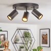 Foren Plafondlamp, Plafondspot LED Zwart, 3-lichts, Kleurwisselaar Foren Plafondlamp, Plafondspot LED Zwart, 3-lichts, Kleurwisselaar