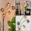 Ripoll Kogellampje, Staande lamp Amber, Rookkleurig, 5-lichts