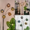 Ripoll Kogellampje, Staande lamp Blauw, Chroom, Goud, Groen, Rookkleurig, 5-lichts Ripoll Kogellampje, Staande lamp Blauw, Chroom, Goud, Groen, Rookkleurig, 5-lichts