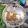 Koyoto Hanglamp, Kogellampje, Hanglamp Amber, Duidelijk, Rookkleurig, 5-lichts