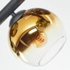 Koyoto Plafondlamp, Kogellampje Blauw, Goud, Groen, Duidelijk, 8-lichts