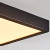 Finsrud Badkamerlamp, Plafondlamp, Paneel LED Zwart, 1-licht