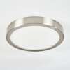 Finsrud Badkamerlamp, Plafondlamp, Paneel LED Nikkel mat, 1-licht Finsrud Badkamerlamp, Plafondlamp, Paneel LED Nikkel mat, 1-licht