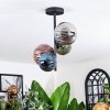 Chehalis Plafondlamp, Kogellampje Blauw, Groen, Koperkleurig, Rookkleurig, 4-lichts