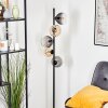 Koyoto Kogellampje, Staande lamp Amber, Duidelijk, Rookkleurig, 5-lichts