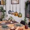 Koyoto Hanglamp, Kogellampje, Hanglamp Natuurlijke kleuren, Zwart, 4-lichts